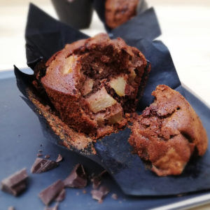 muffin poire chocolat