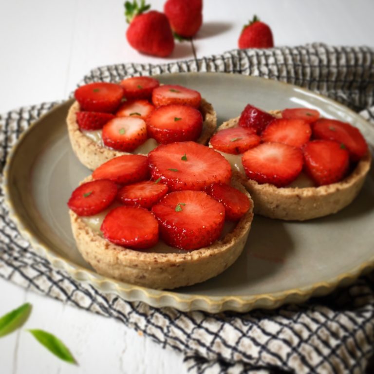 Tartelette fraise verveine