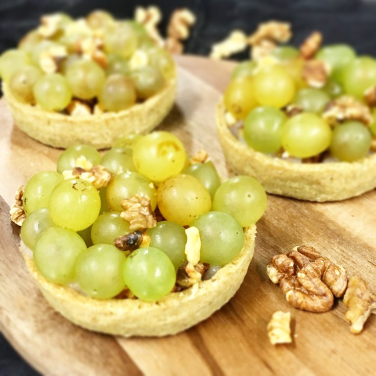 Tartelette raisin noix