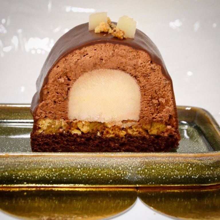 Bûche poire chocolat