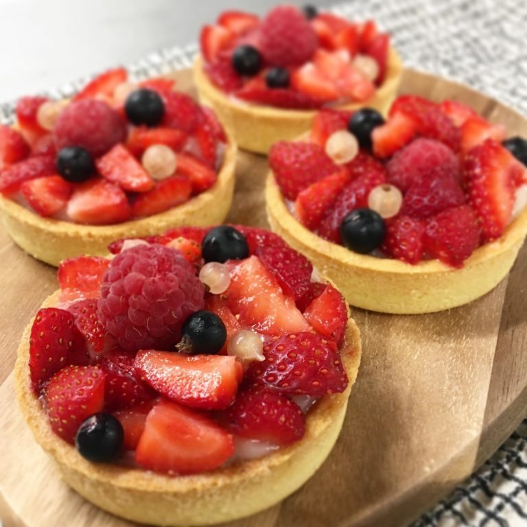 Tartelette aux fruits rouges