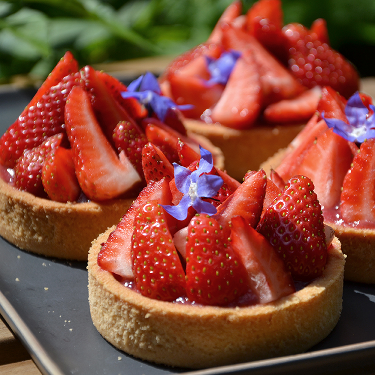 tartelette fraise verveine